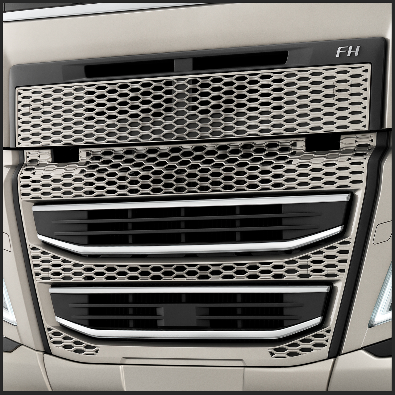 Sistema integrado de protección contra empotramiento frontal de Volvo Trucks
